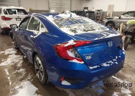 2016 Honda Civic Ex-T from USA, damaged, VIN 19XFC1F37GE211240